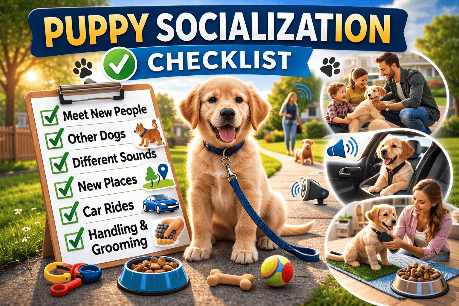 Puppy Socialization Checklist