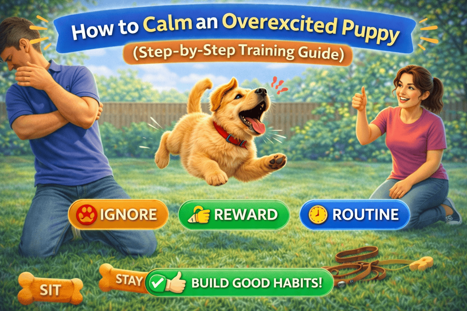 overexcited puppy training